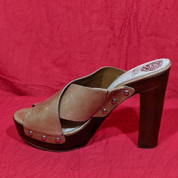 Vince Camuto Shoes - Vince Camuto Leather Light Brown, Size 10M, Made in Brazil